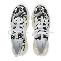 Midnight Silver Eclipse Men’s Mesh Sneakers - KDS Ketchure