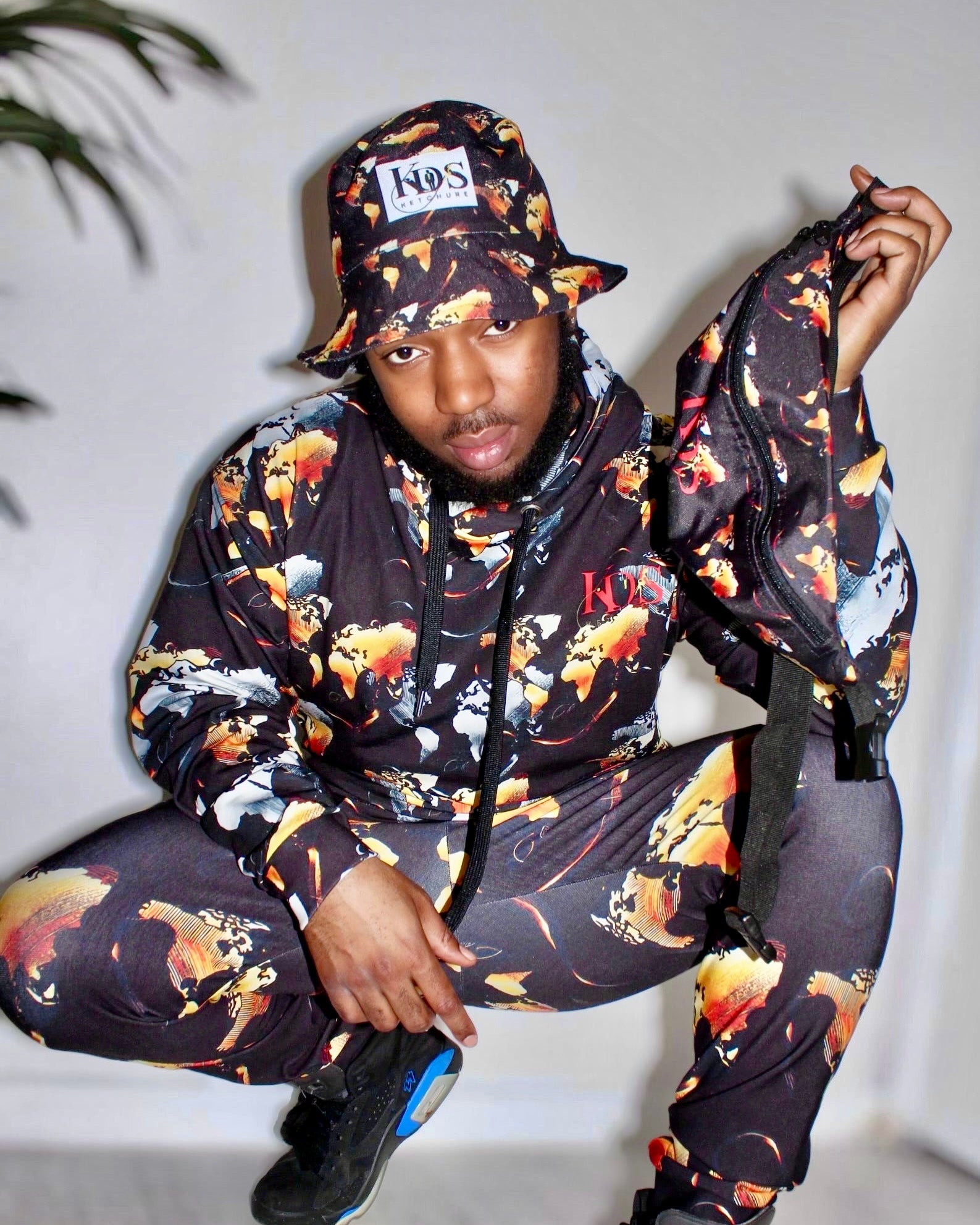 Ember Blaze Men’s Hoodie