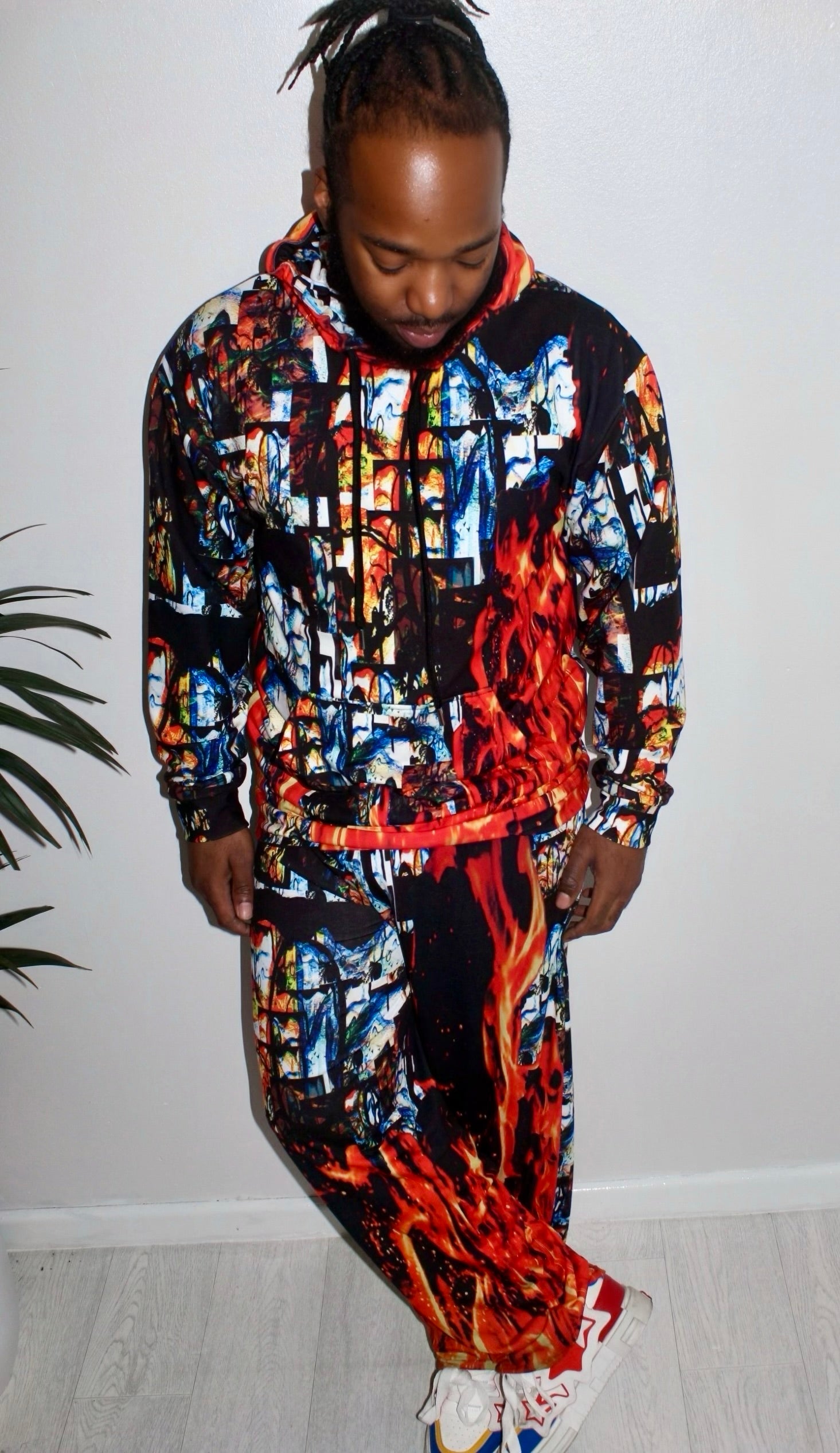 Divine Flame Men’s Hoodie