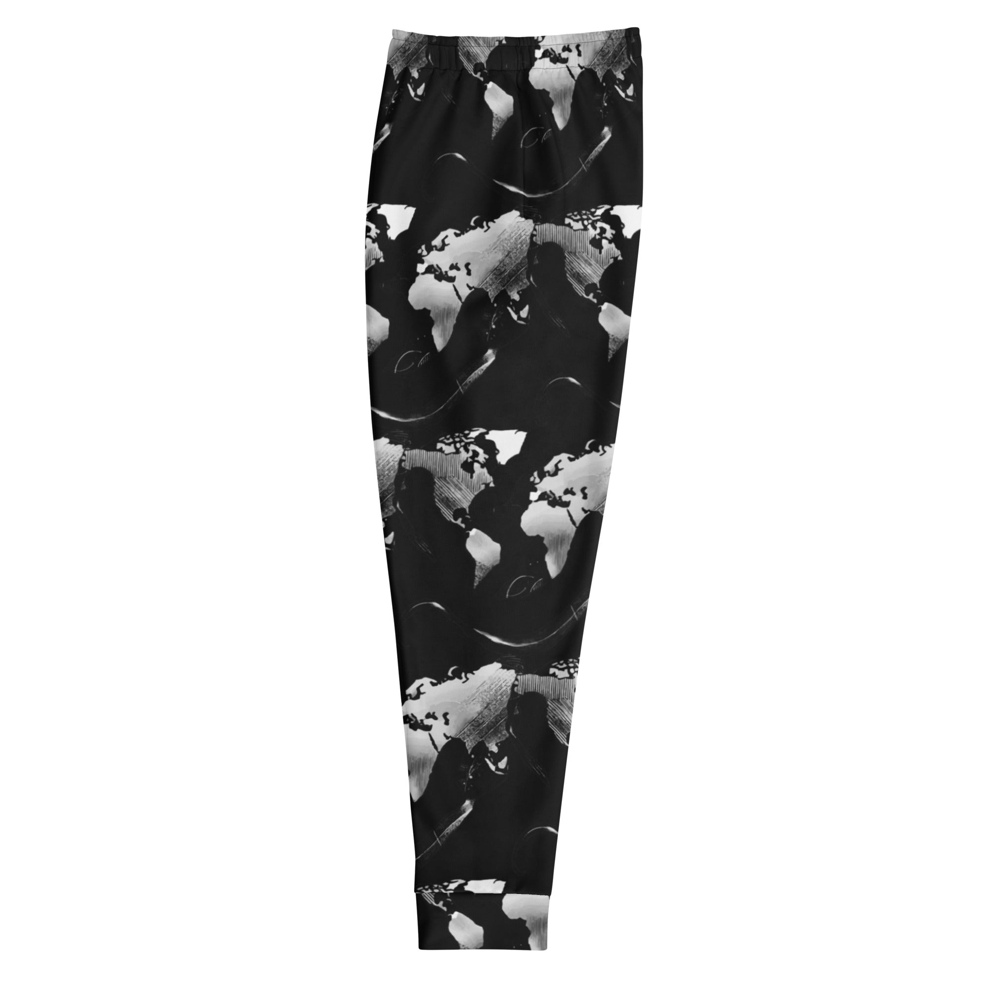 Midnight Silver Eclipse Joggers – Urban Chic with Bold Elegance