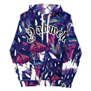 Yahweh Abstract Print Hoodie showcasing urban elegance with vibrant colors and a stylish design, perfect for comfort and warmth.