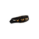 The Midnight Flame Fanny Pack featuring a bold world print design for urban explorers and festival-goers.