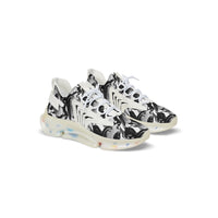 Midnight Silver Eclipse Men’s Mesh Sneakers - KDS Ketchure